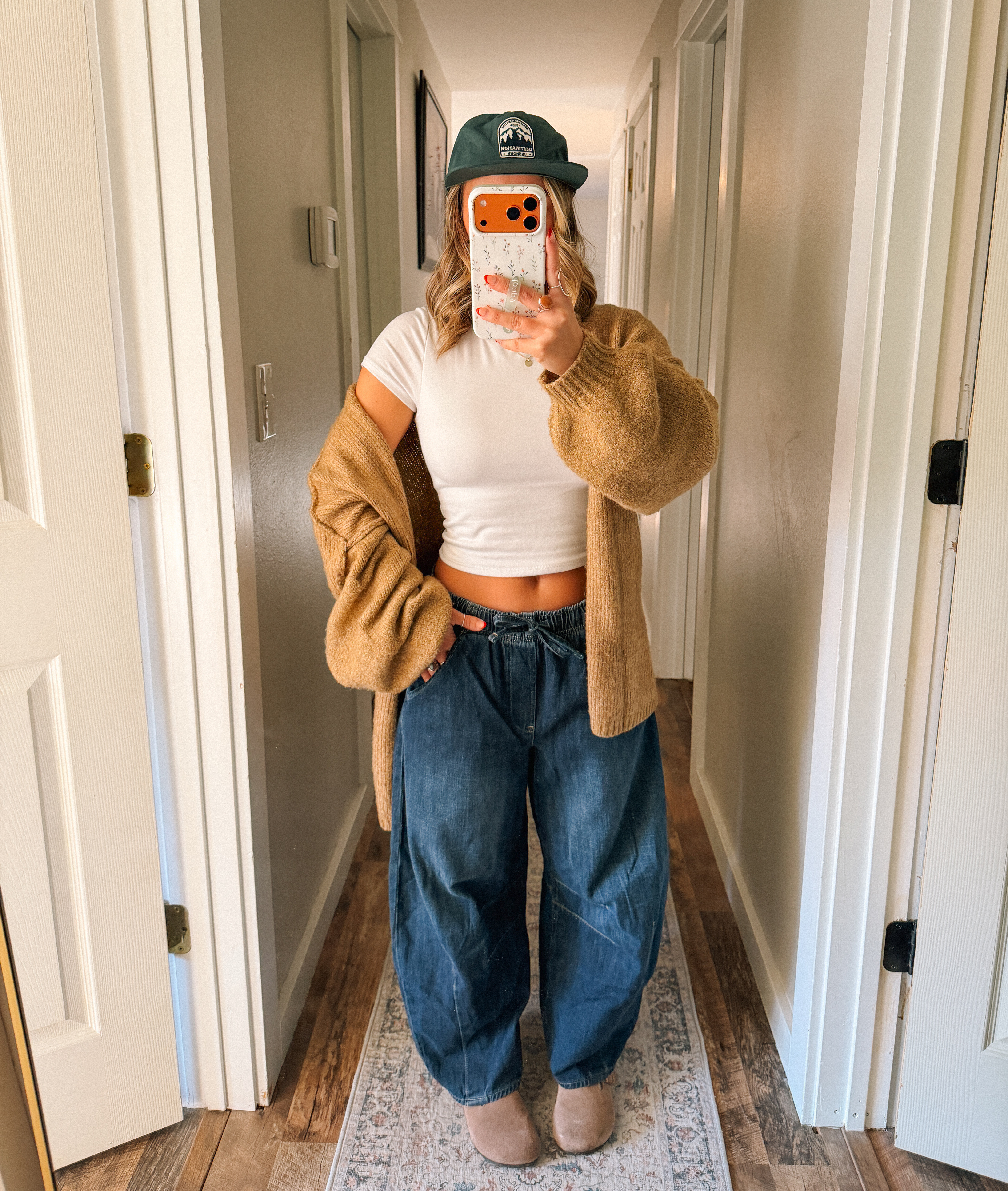 Anytime I wanna be cute & comfy… 
White tee + gap pants it is 🤍 
Top: S 
Pants: Small (Petite length) I’m 5ft tall wearing the dark indigo color  



#LTKootd 

#LTKPetite #LTKU