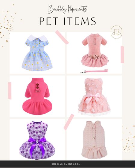Don’t forget your pets! Here are some dresses for your furry friends.

#LTKsalealert #LTKfamily #LTKGiftGuide