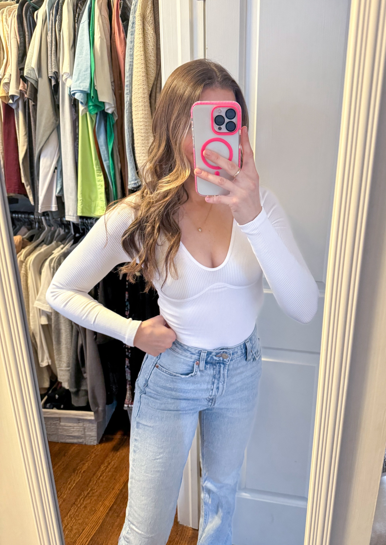 cute ribbed Amazon bodysuit and my fav H&M jeans both on sale! 

#LTKstyletip #LTKSpringSale #LTKfindsunder50