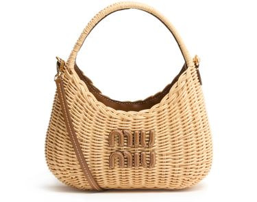 Wander rattan bag - MIU MIU | 24S US