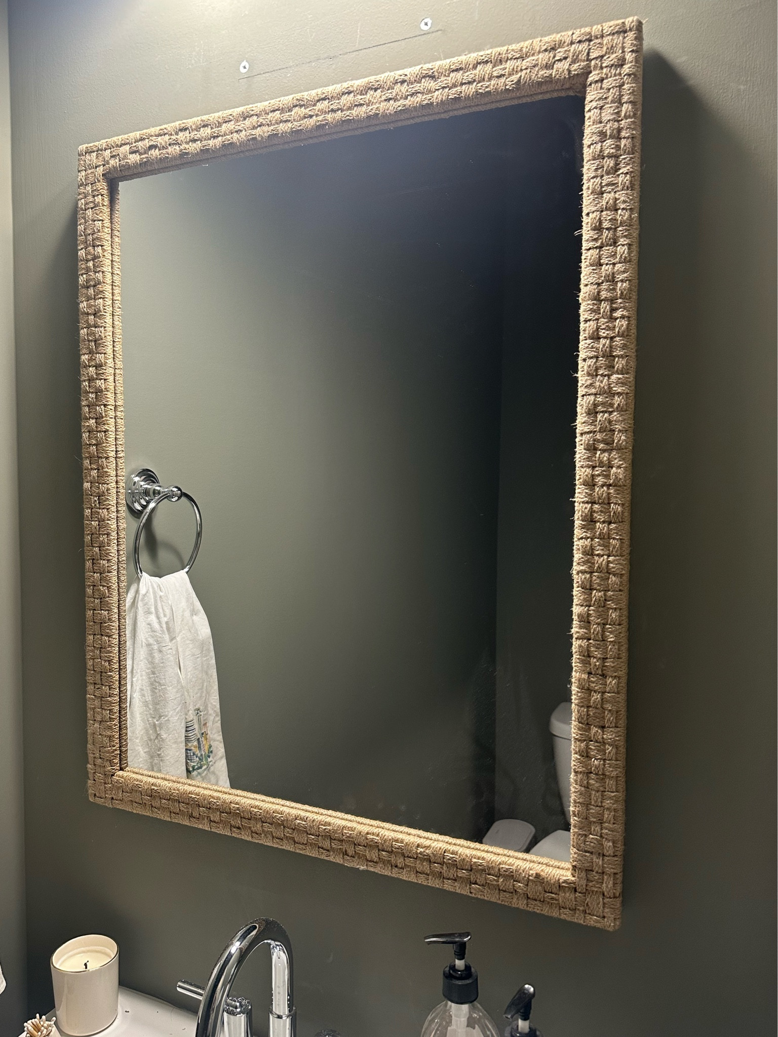 Woven checkered wall mirror

#LTKhome