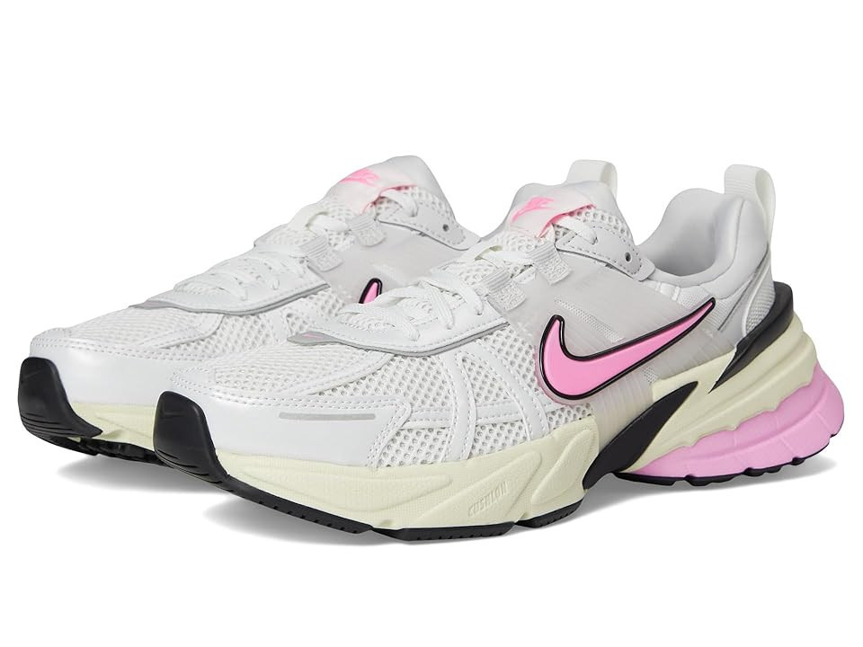 Nike V2K Run Women's Shoes Summit White/Pink Spell/Vast Grey : 9.5 M, Textile | Zappos