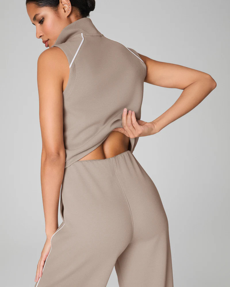 SPANX® AirEssentials Pique Sleeveless Mockneck Jumpsuit | Spanx