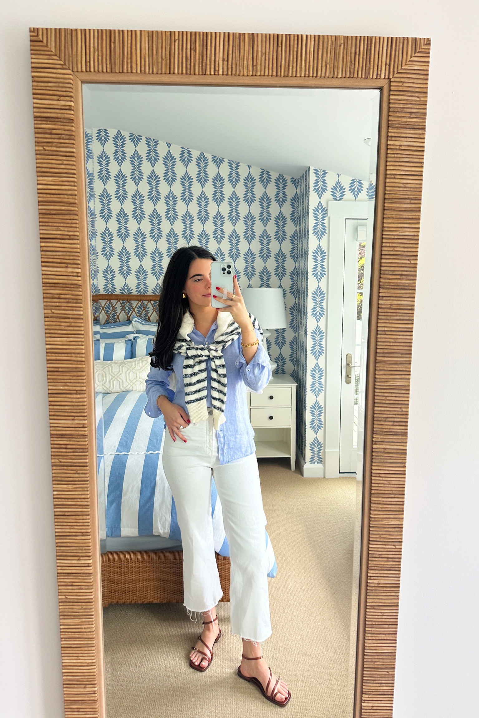 Easy summer outfit! Everything is from J.Crew except for my shoes!