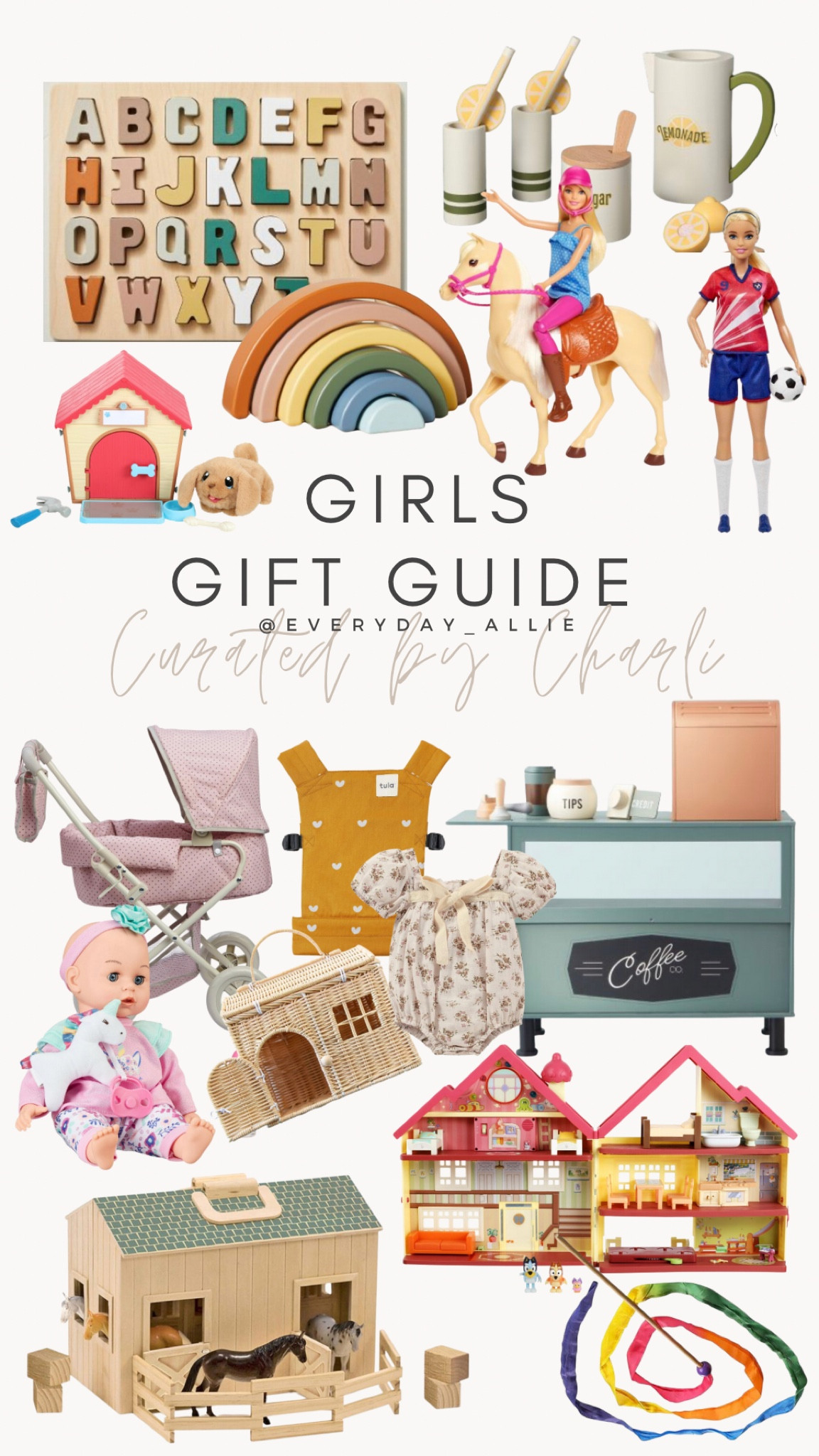 Little girls gift guide. 

Girls gifts, gifts for the family

#LTKfamily #LTKGiftGuide #LTKkids