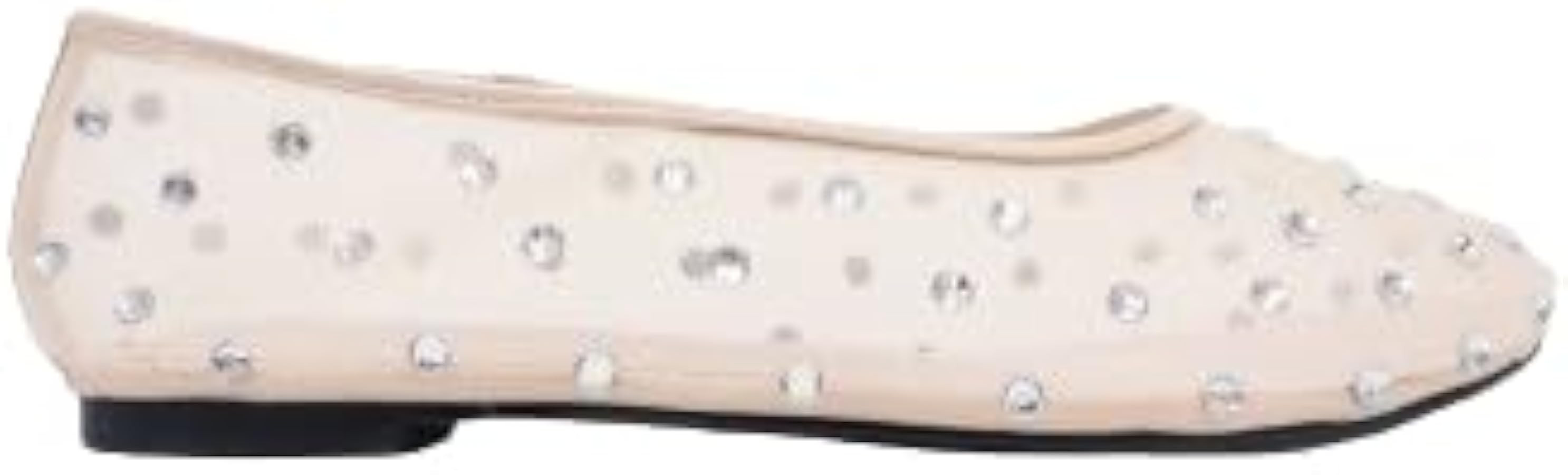 Lemonade Women's Mesh Rhinestone Embellished Ballet Flats (Nude, US Footwear Size System, Adult, ... | Amazon (US)