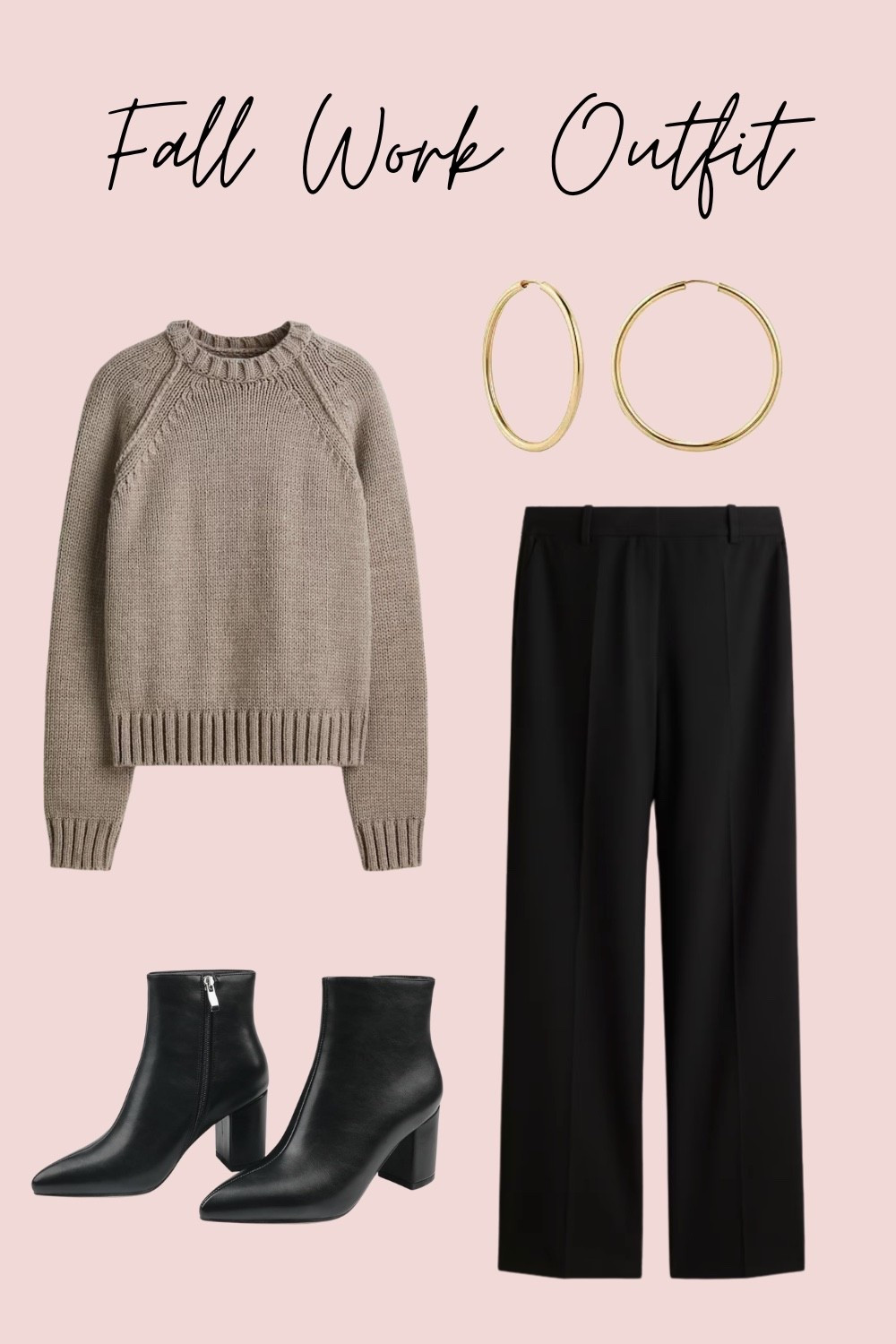 Fall wear. Fall Fashion. Fall Fashion. Fashion. Fall Outfit. Boots. Sweater. Slacks. Work outfit. Booties. Ankle boots. Accessories. Earrings. Winter Fashion. Winter Look. Winter Style. Fall Style. Winter Outfit.

#LTKBeauty #LTKFindsUnder50 #LTKSeasonal