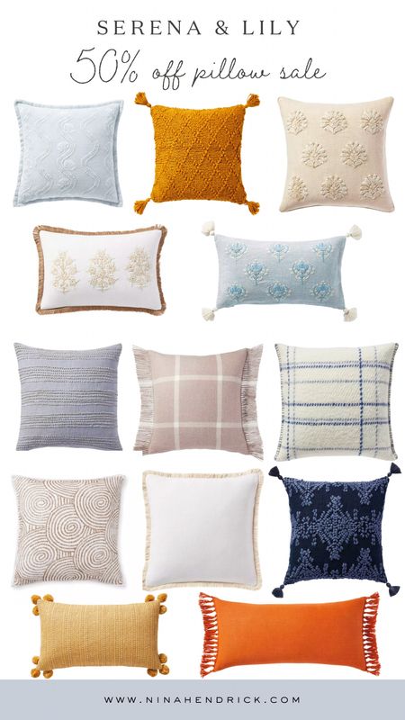Today only! Serena & Lily pillow sale 

#LTKhome #LTKSeasonal