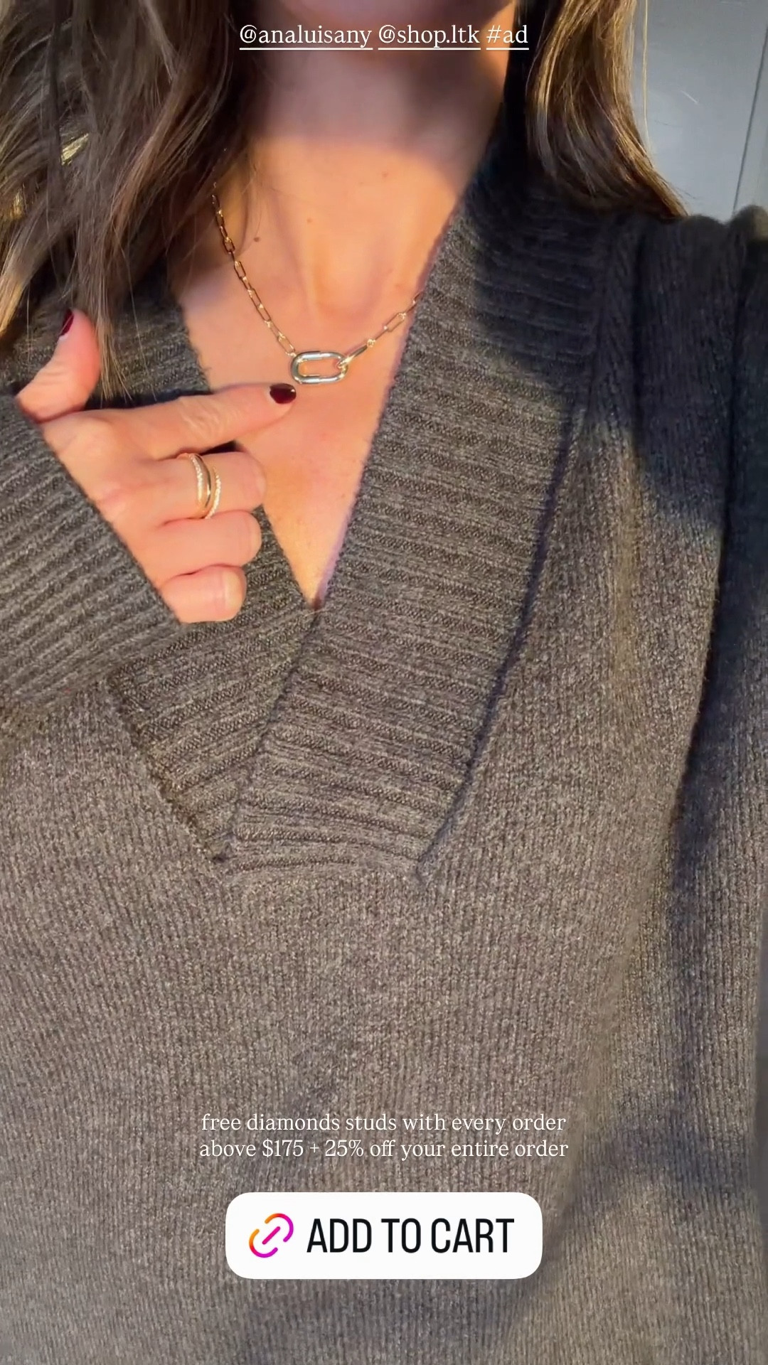 OOTD ⚡️ Had to share my jewelry today. Would make the perfect gift for you or your besties. Comes in silver and gold. Grab it on sale now and get free diamonds studs with every order above $175 + 25% off your entire order. @analuisany #ad

Gift for her, gift idea, jewelry, sale, The Stylizt 



#LTKGiftGuide #LTKSaleAlert #LTKFindsUnder100