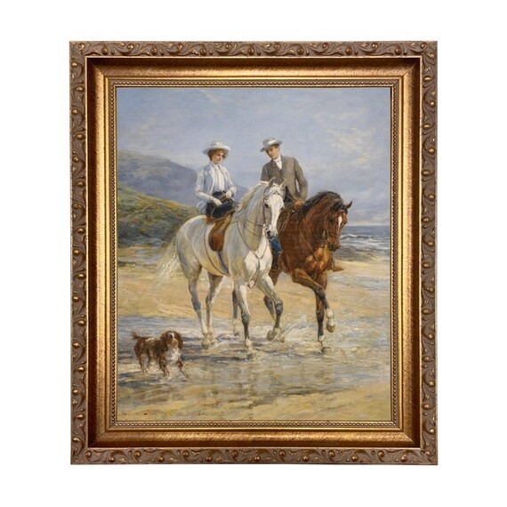 Pleasant Company by Heywood Hardy Framed Oil Painting Print on - Etsy | Etsy (US)