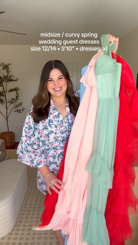 Spring wedding guest dresses from Lulus! All dresses are in a size XL (red dress is STUNNING but cups run small so if you are on the busty side, I would recommend sizing up) 

Spring wedding, spring dresses, spring wedding guest dresses, wedding, wedding guest, spring wedding guest



#LTKmidsize #LTKVideo #LTKwedding