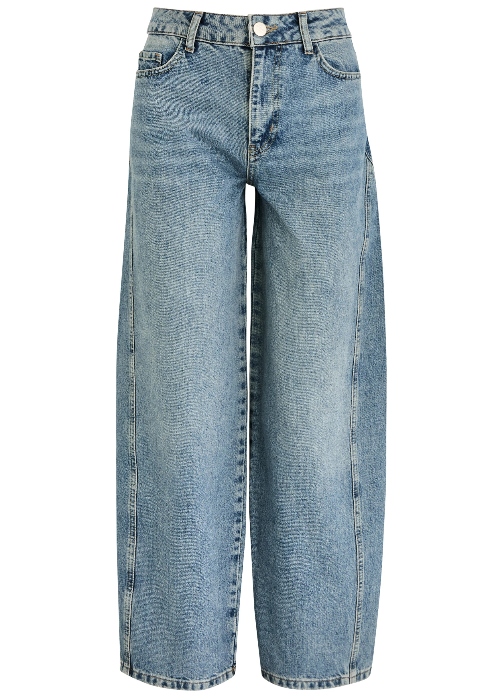 Dion cropped barrel-leg jeans | Harvey Nichols