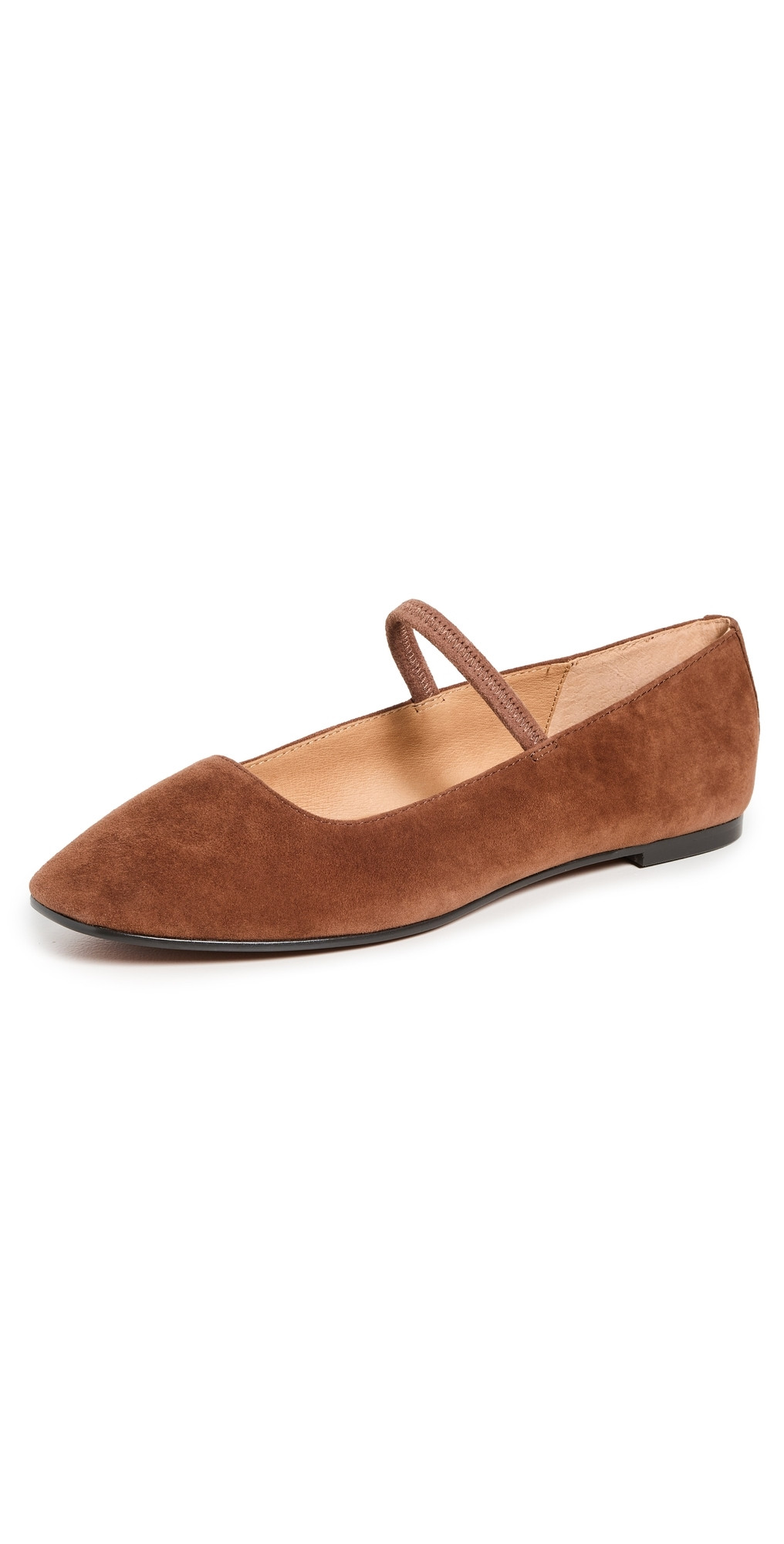 Madewell Greta Suede Ballet Flats Soft Mahogany 9.5 | Shopbop