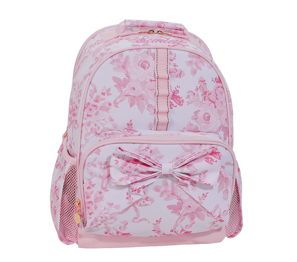 LoveShackFancy Pink Damask Floral Mackenzie Backpack | Pottery Barn Kids