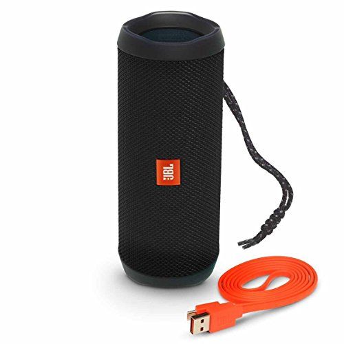 JBL Flip 4 Waterproof Portable Bluetooth Speaker (Black) | Amazon (US)