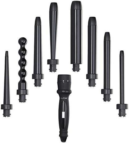 NuMe Octowand 8-in-1 Curling Wand Set, Interchangeable Tourmaline Ceramic Barrels 13mm - 32mm, He... | Amazon (US)