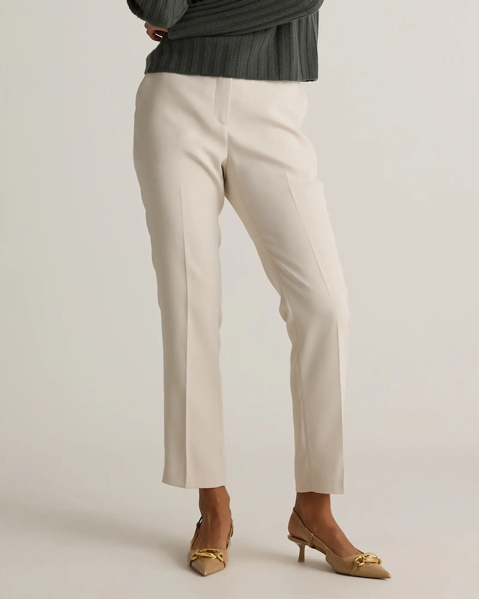 Stretch Crepe Ankle Pants | Quince