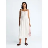 Scoop Women's Maxi Tier Tie Dress, Parsnip, Sizes XS-XXL | Walmart (US)