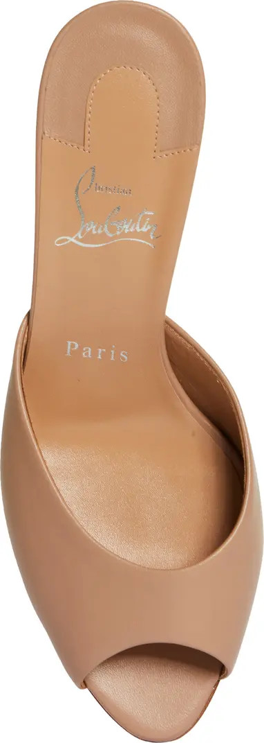 Me Dolly Kitten Heel Peep Toe Slide Sandal (Women) | Nordstrom