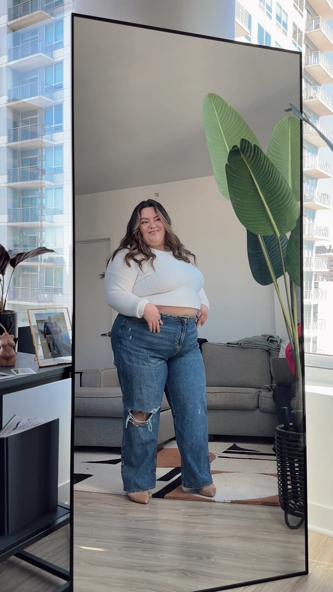 Plus size date night outfits for Valentine’s Day 
All bras and underwear are from Knix (can’t link here)
-OUTFIT ONE-
Sweater (sold out-similar below) size 2X 
Jeans from Hollister (sold out-similar below) size 21 short 
-OUTFIT TWO-
Blazer from ELOQUII size 20
Pants from ELOQUII size 20
-OUTFIT THREE- 
Top from ELOQUII size 20
Skirt from h&m size XL

#LTKunder100 #LTKcurves #LTKSeasonal