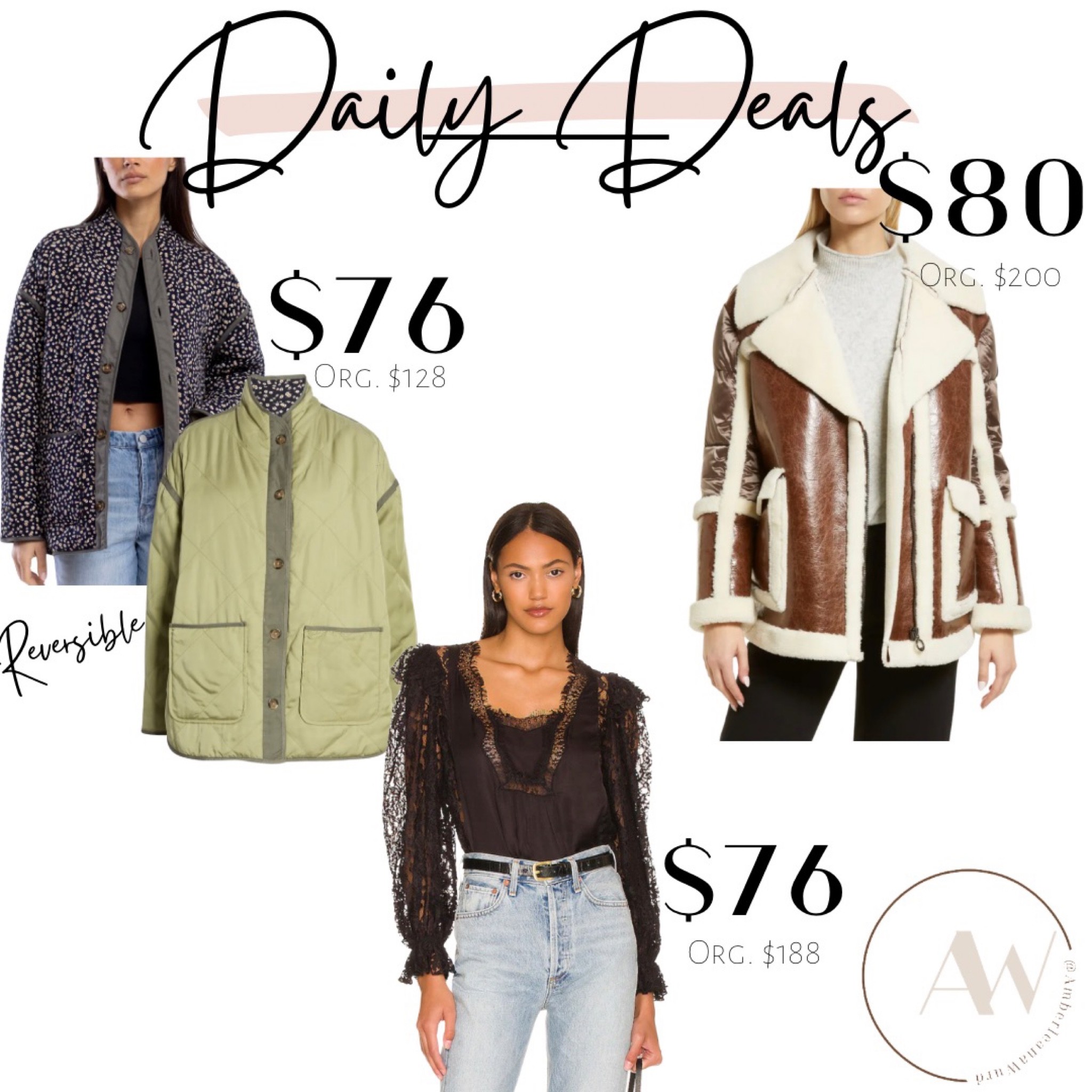 Daily deals!! All under $100!! Fall fashion favorites! 

#LTKsalealert #LTKunder100 #LTKSeasonal