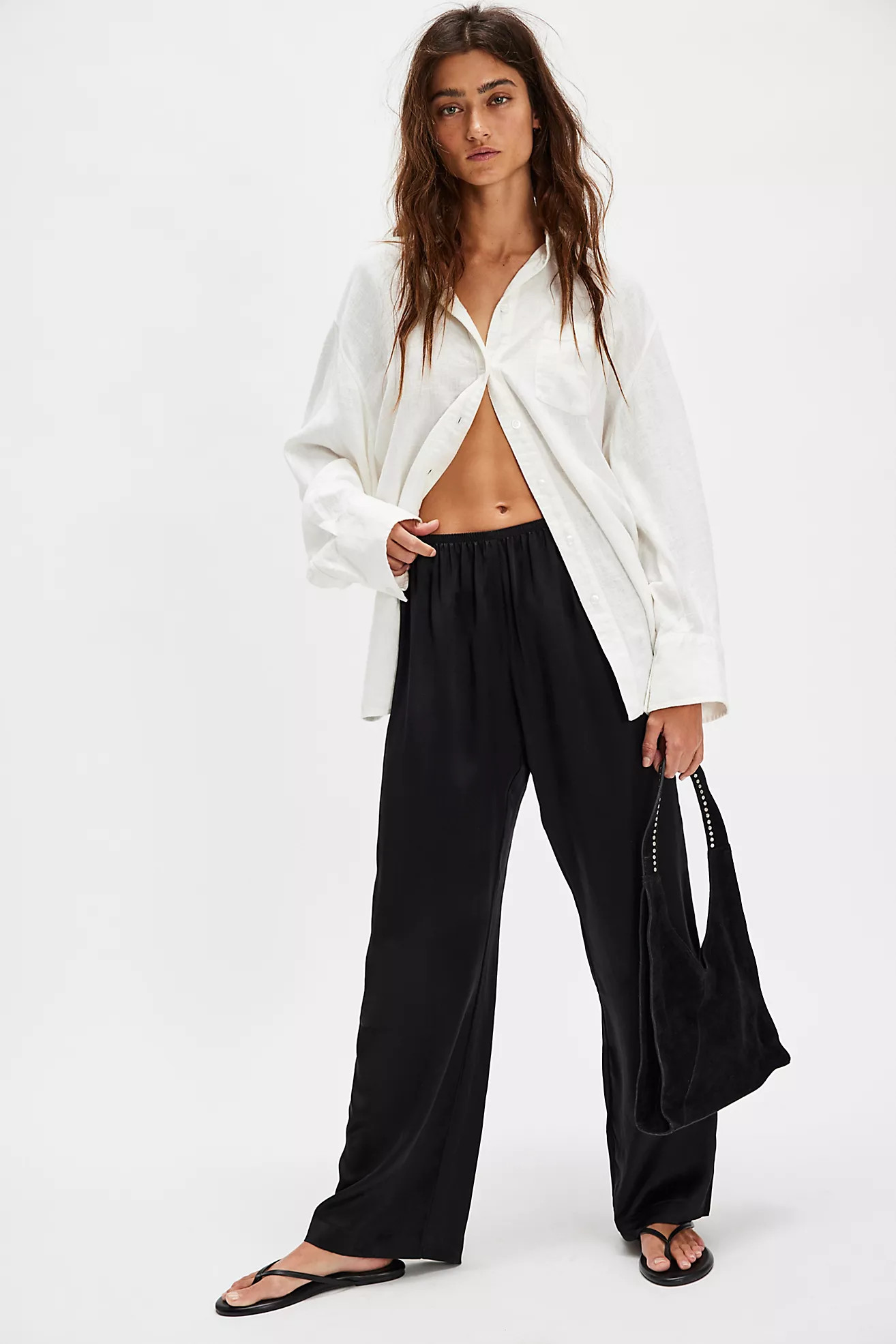 DONNI. The Silk Simple Pants | Free People (UK)