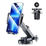 UBeesize Car Phone Mount, 3-in-1 Long Arm Suction Cup Phone Holder for Dashboard/Windshield/Vent, Ha | Amazon (US)