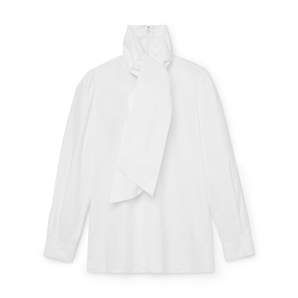 G. Label by goop Avalos Poplin Bow Top | goop | goop