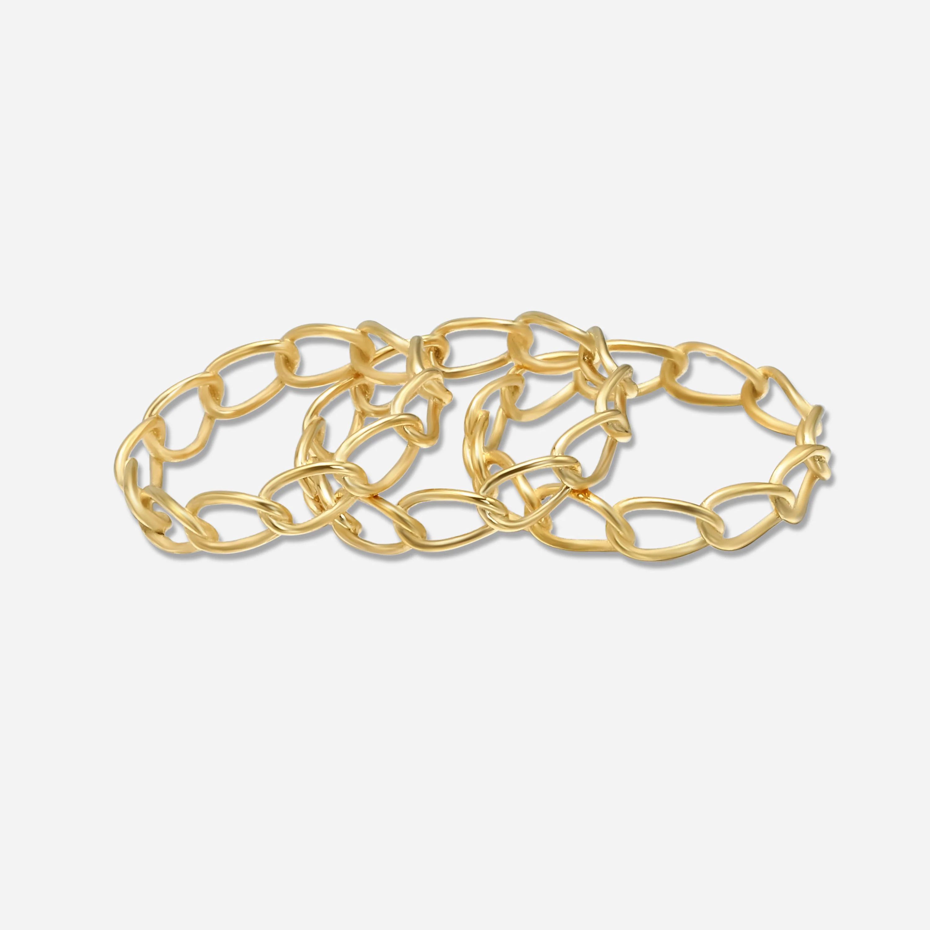 Oval Link Ring Set | Victoria Emerson