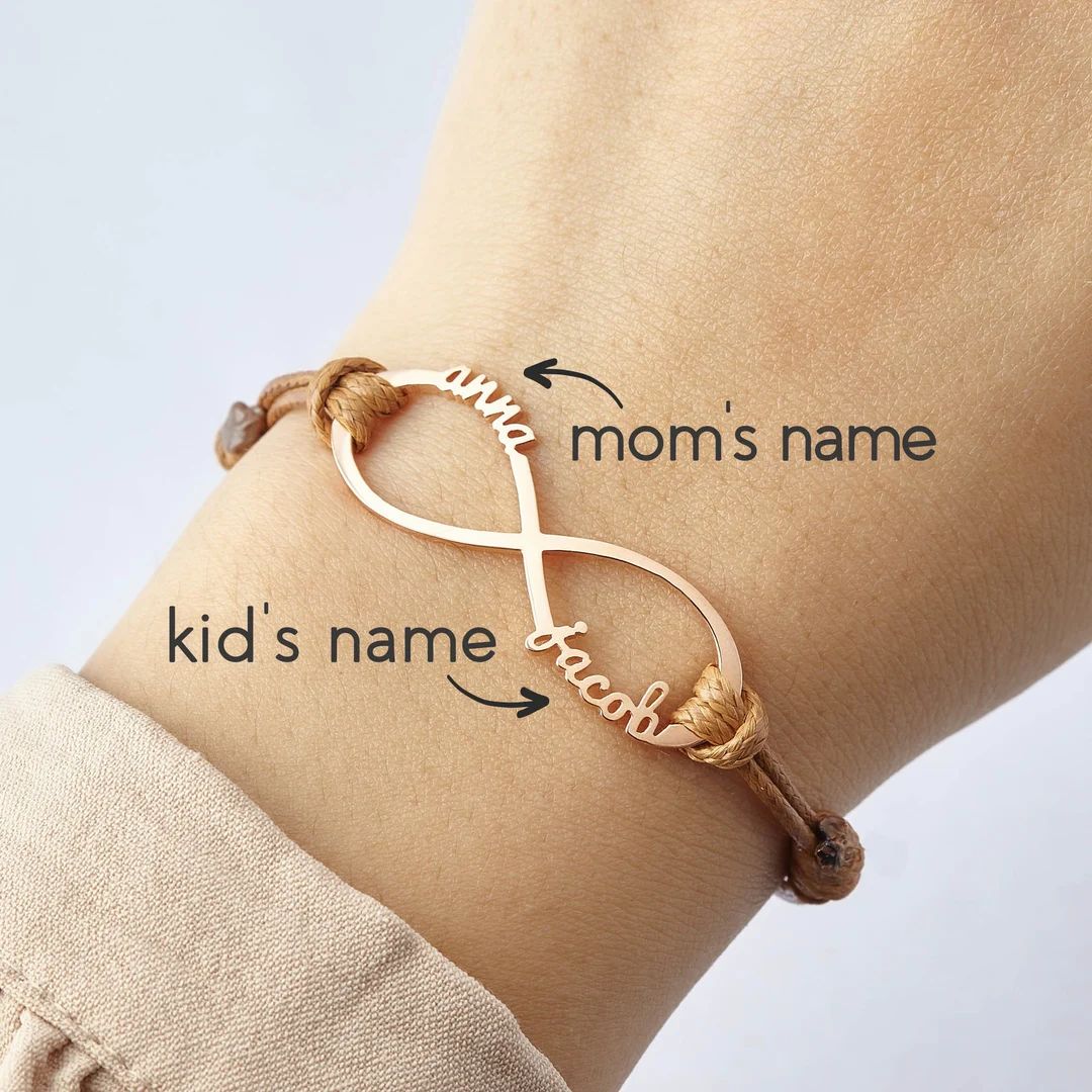 Personalized Mothers Day Gift, Mom Bracelet, New Mom Gift,  Mothers Bracelet With Kids Names, Mot... | Etsy (US)