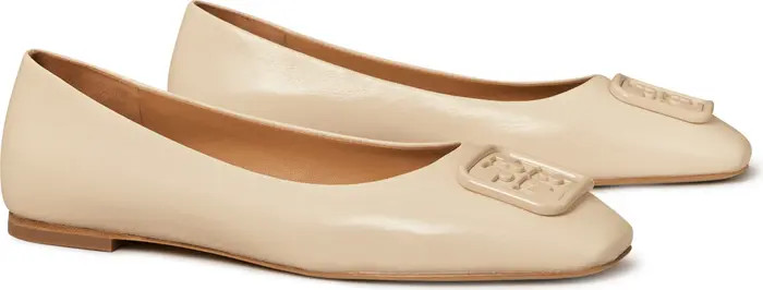 Tory Burch Georgia Square Toe Ballet Flat (Women) | Nordstromrack | Nordstrom Rack