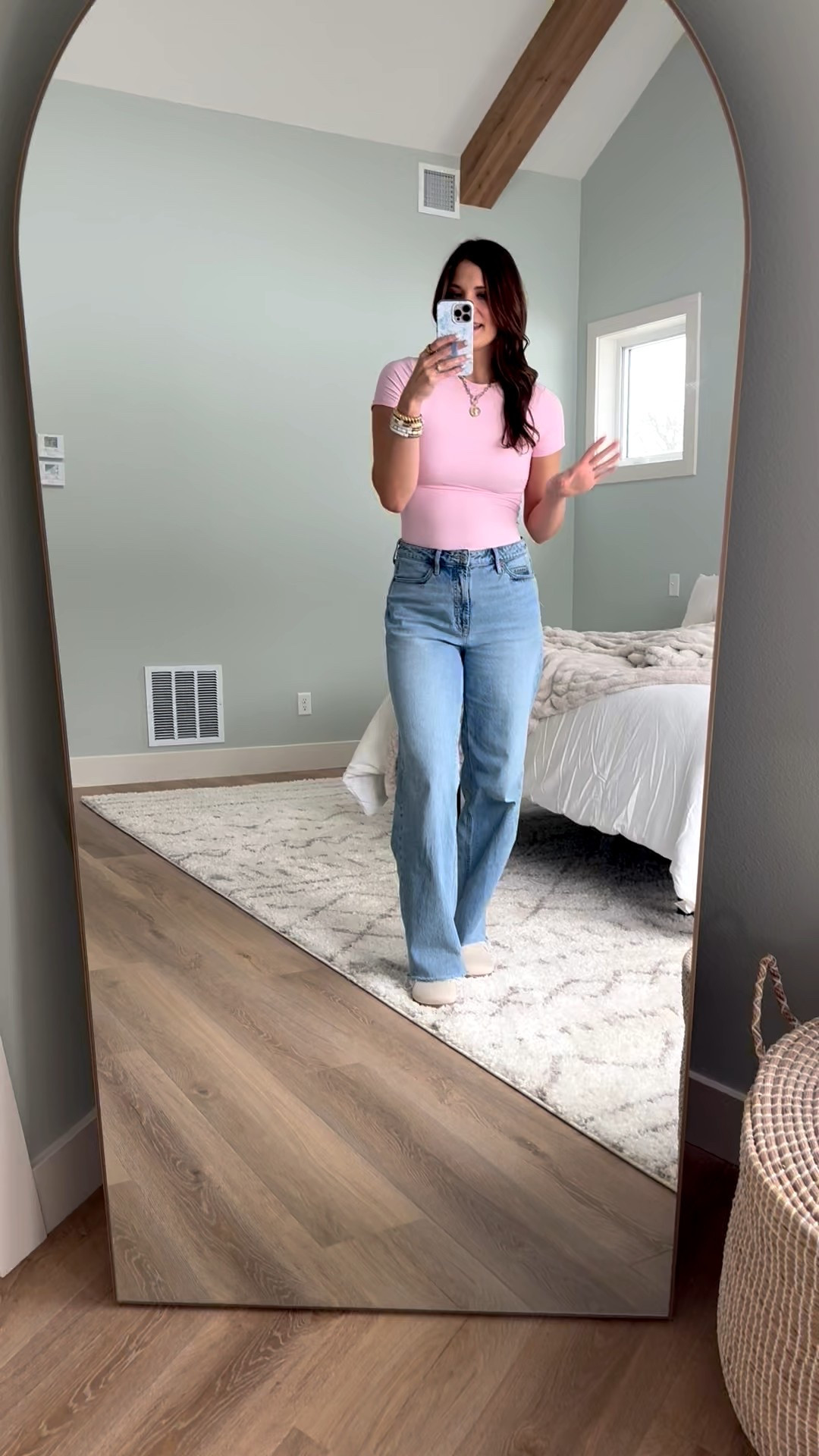 I reach for this double lined tee ALL the time!! It’s perfect for layering or wearing on its own with jeans or leggings! Such a great basic to throw on! 

Amazon finds Warm layers Double lined t shirt Blue jeans Levi jeans Pink short sleeve top Valentine’s Day Tall girl approved Stang and co

#LTKTall #LTKSeasonal #LTKootd