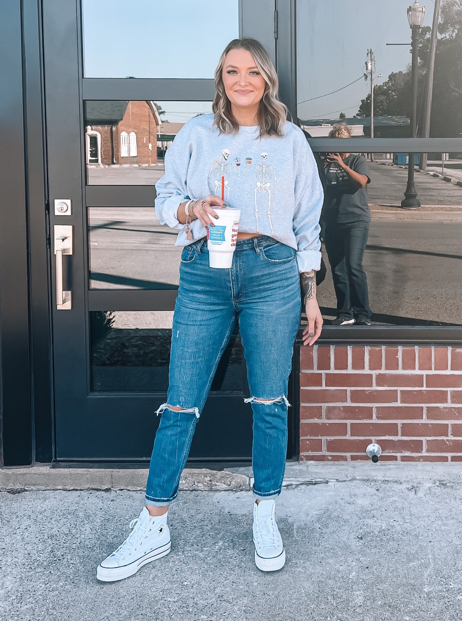 Hands down my fave style of Abercrombie jeans!! I have these in a bunch of washes, they’re my fave! 

I wear a 30L in them! 

#LTKsalealert #LTKSale #LTKmidsize