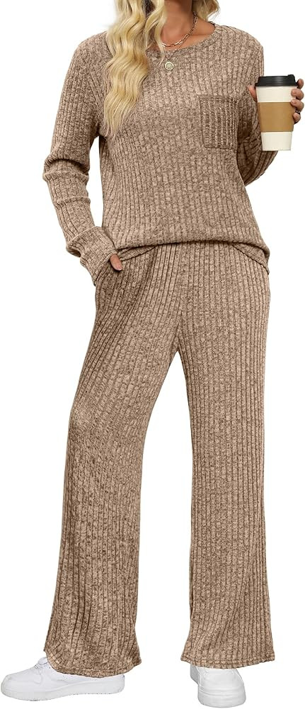 Saloogoe Lounge Sets for Women Two Piece Outfits Fall Fashion 2023 | Amazon (US)