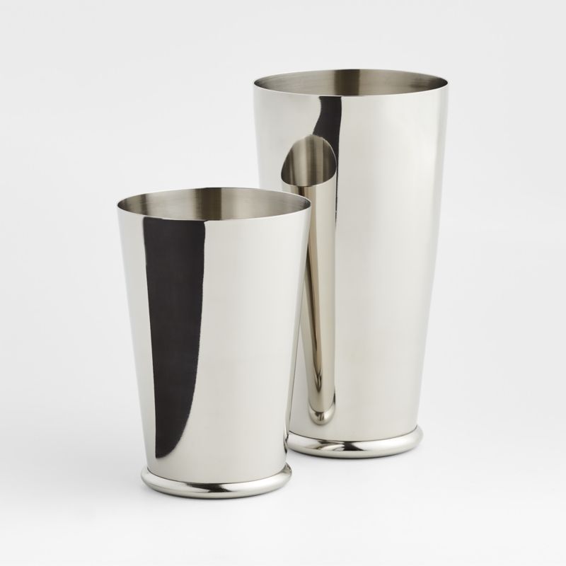 Cocktail Kingdom Leopold Weighted Shaking Tins | Crate & Barrel | Crate & Barrel