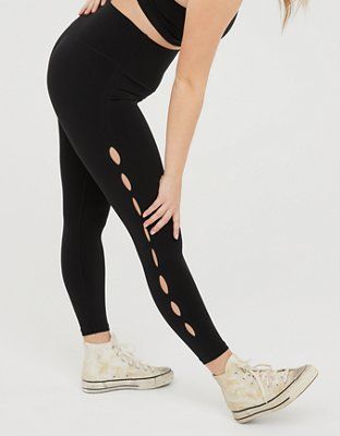 OFFLINE Real Me High Waisted Keyhole Legging | American Eagle Outfitters (US & CA)