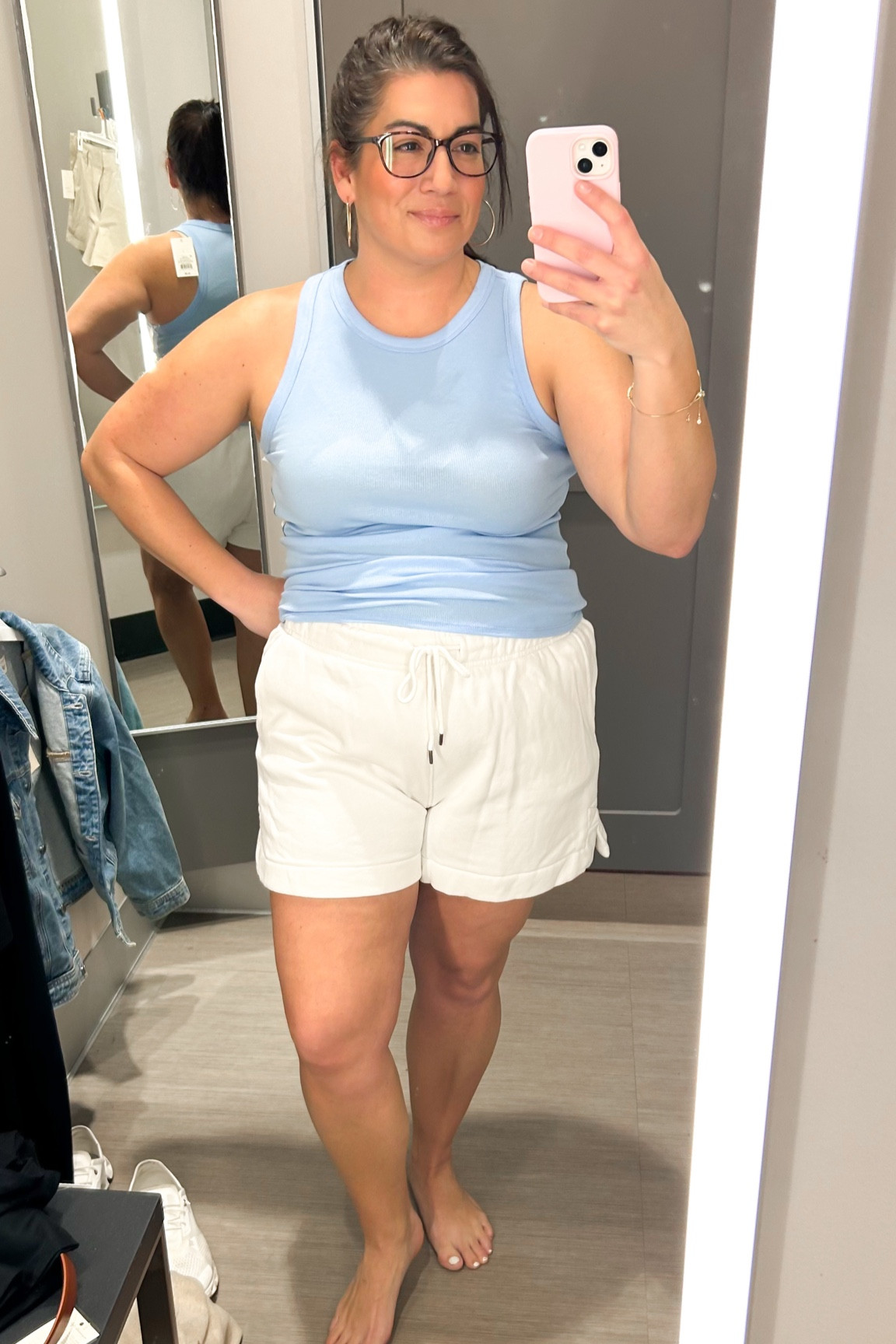 Great deal on this target tank and fleece mid rise short!  
I’m in a xl in both. Target circle deal

#LTKmidsize #LTKsalealert #LTKxTarget