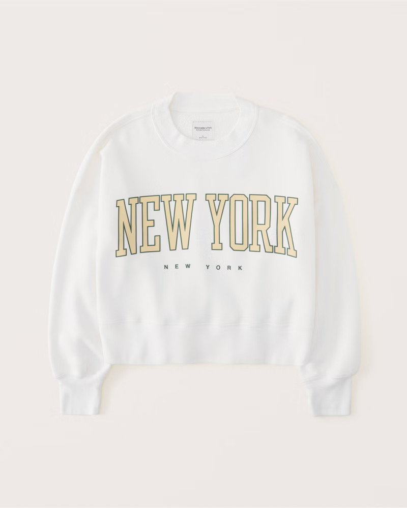 90s Sharkbite New York Graphic Sweatshirt | Abercrombie & Fitch (US)