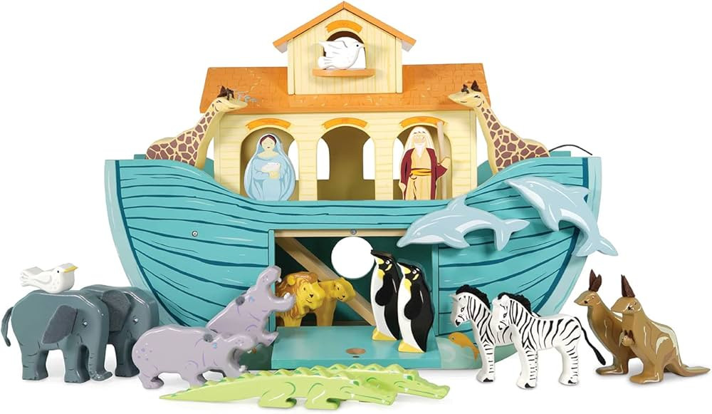 Le Toy Van - Pretend Play Educational Wooden Ark Role Play Toy | Suitable for A Boy Or A Girl 3 Y... | Amazon (US)