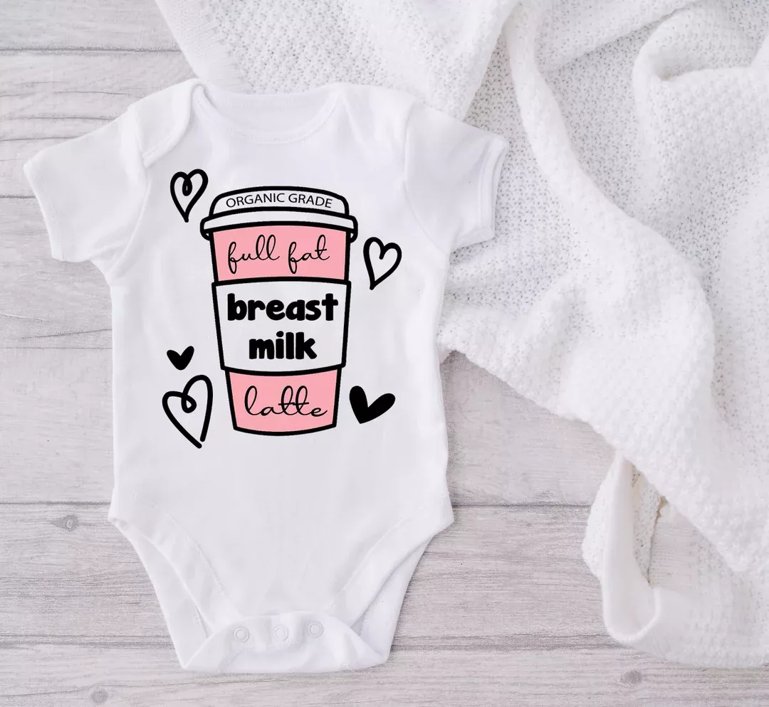 Breast Milk Latte Baby Onesie® … curated on LTK