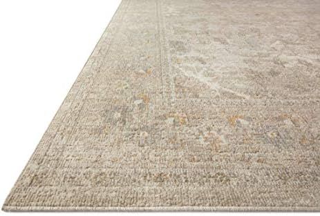 Chris Loves Julia x Loloi Rosemarie ROE-02 Ivory / Natural Oriental Area Rug 6'-3" x 9' | Amazon (US)