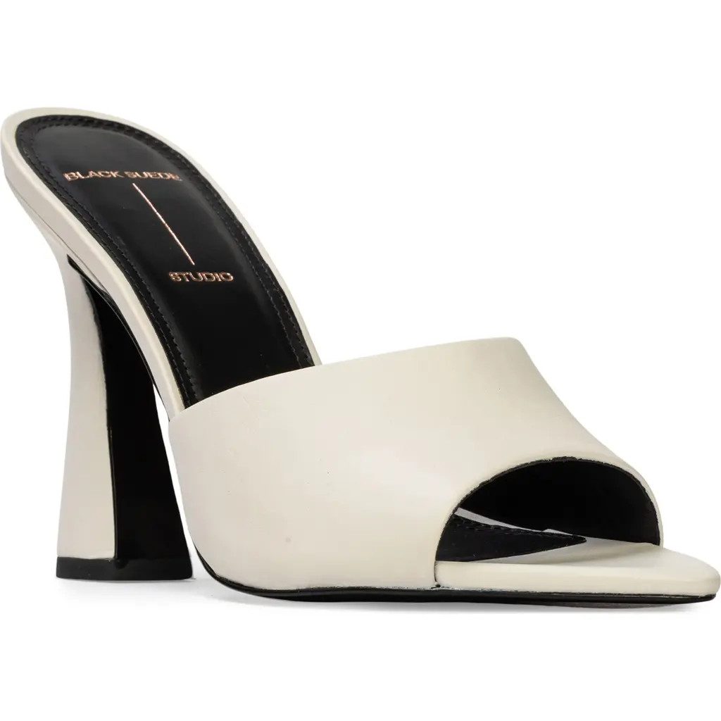 BLACK SUEDE STUDIO Junie Sandal in Coconut Buffed Nappa at Nordstrom, Size 6Us | Nordstrom