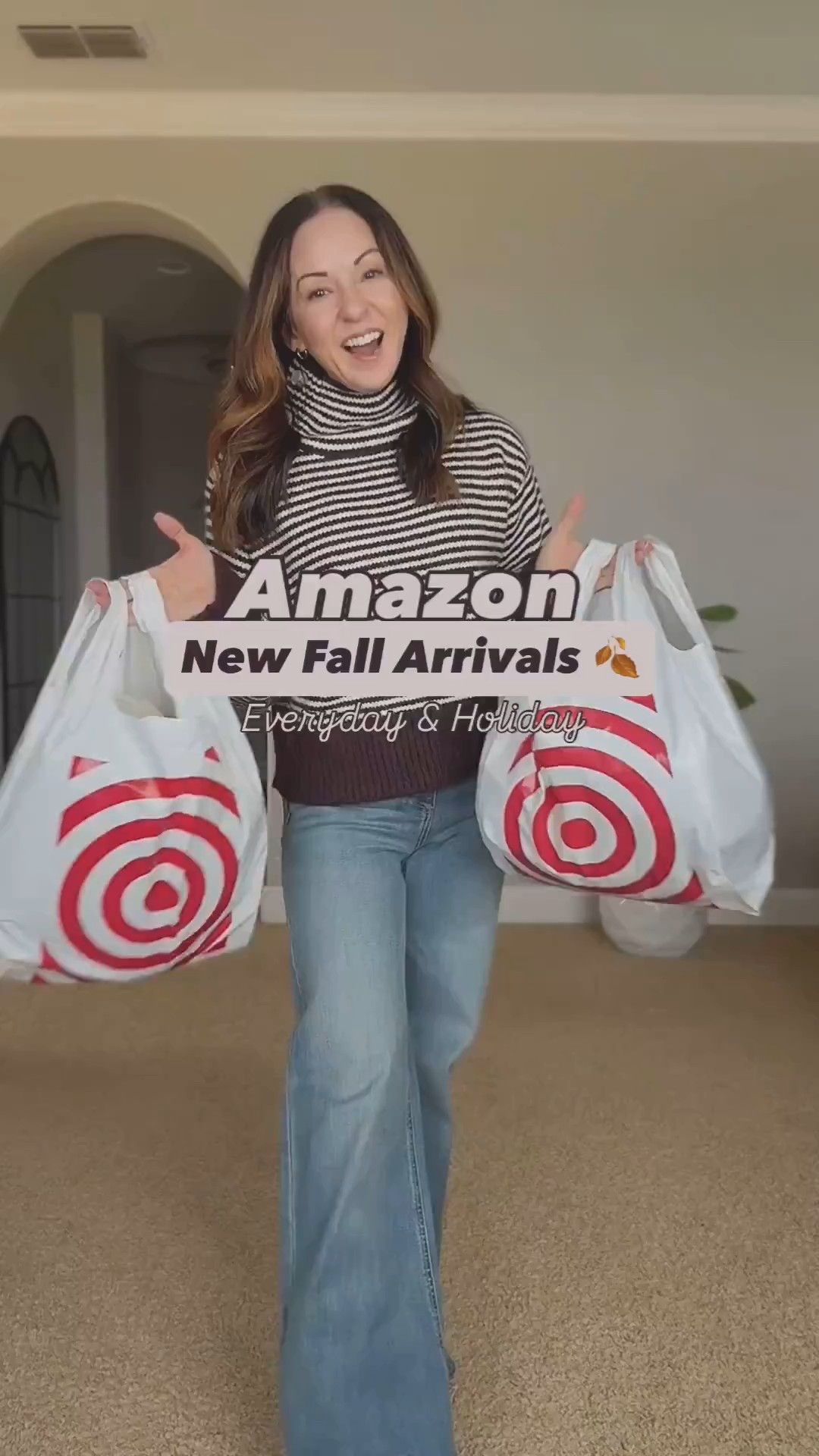 Target Fall New Arrivals
Sweaters XS, Lightweight puffer jacket XS, comfy lounge prices XS (I fold over the waist on the bottoms). Blue jeans are medium wash size 2 regular length. Green jeans size 2, but need 00. Mules go up a 1/2 size, slippers go up a size. 
For ref: I’m 5’1”, 109LBS

#LTKPetite #LTKootd #LTKSeasonal