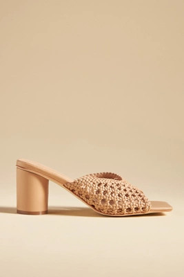 Intentionally Blank Cassandra Woven Block Heels | Anthropologie (US)