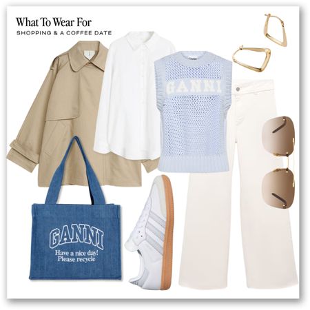 Styling white culottes for spring 🤍

Ganni tote, mango, high street fashion, adidas samba, cropped trench coat, blue style, casual outfits 

#LTKeurope #LTKstyletip #LTKSeasonal