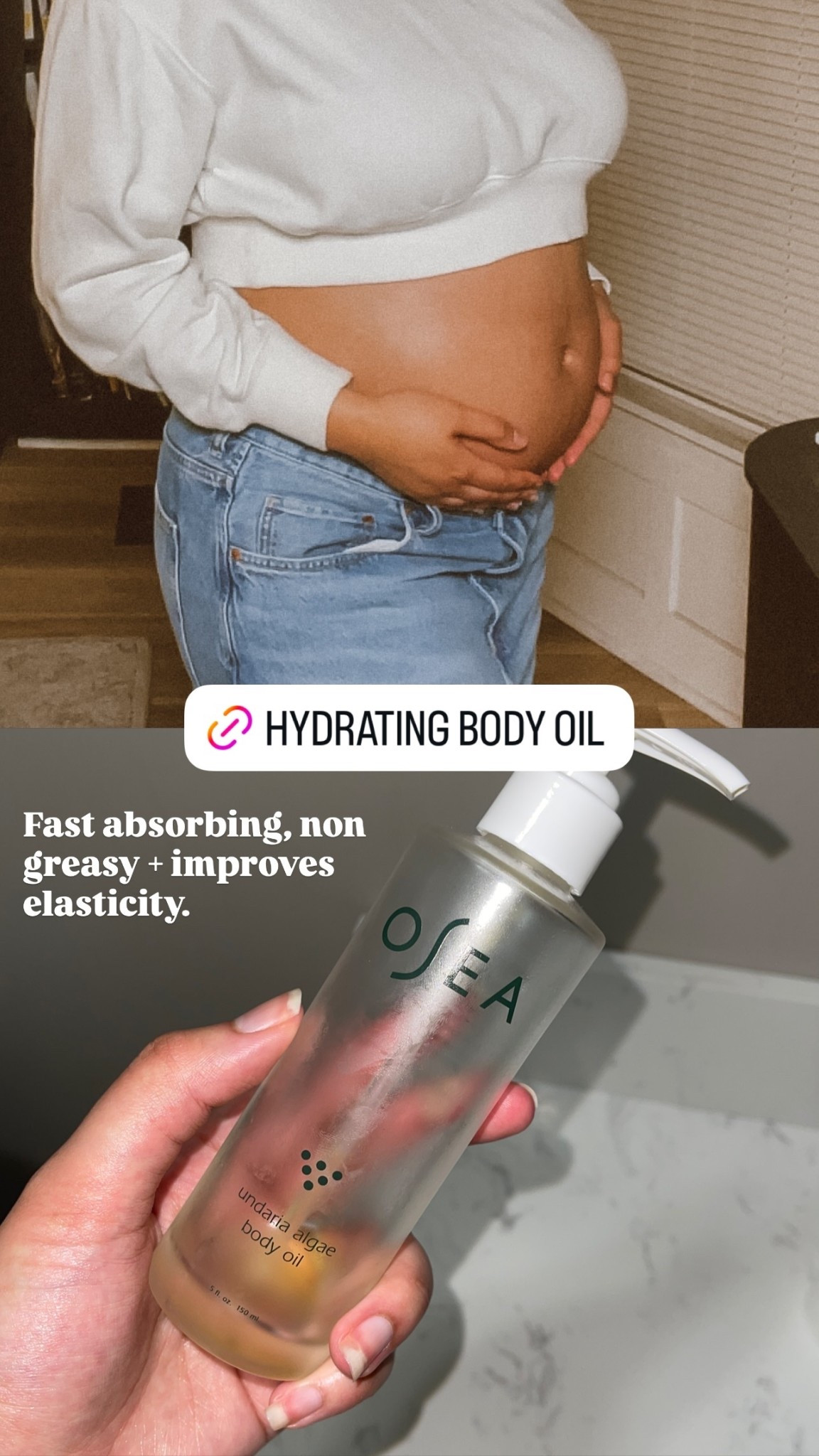 Hydrating body oil from Osea Malibu that’s fast absorbing, non greasy + improves elasticity. Perfect for the bump! Expecting moms. Available at Ulta

#LTKBump #LTKselfcare #LTKBeauty