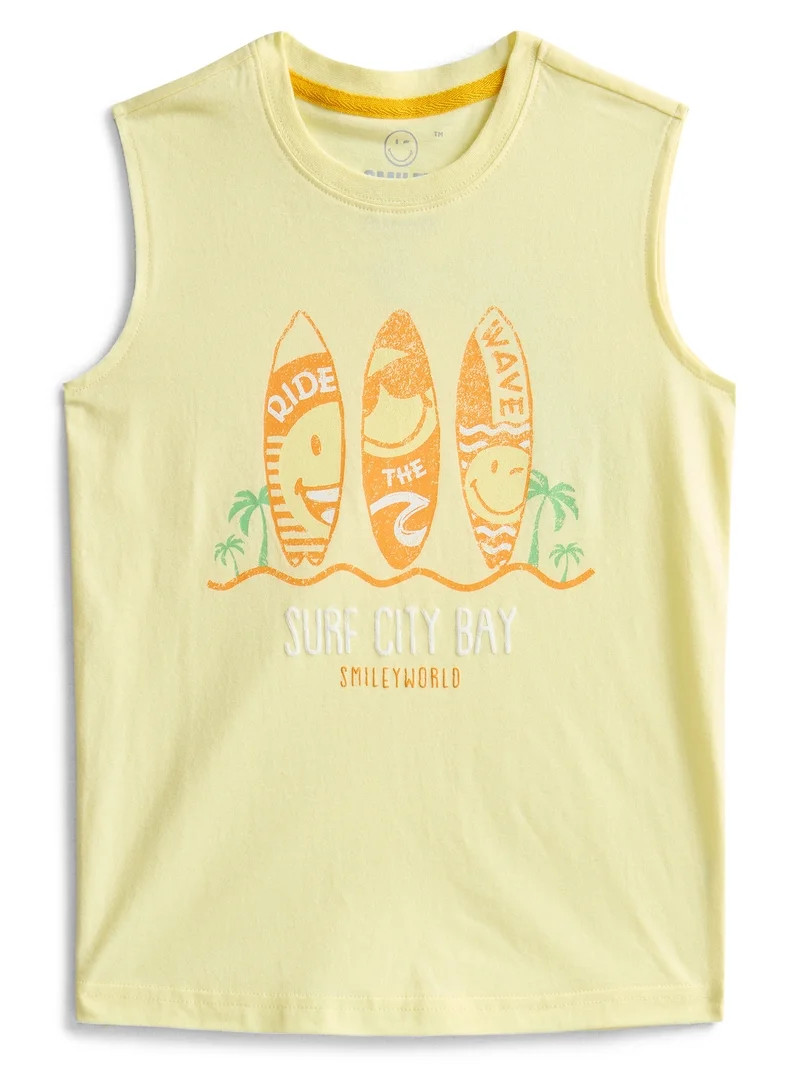 Smileyworld Boys Tank Top,Crew Neck, Sizes XS - 2XL | Walmart (US)