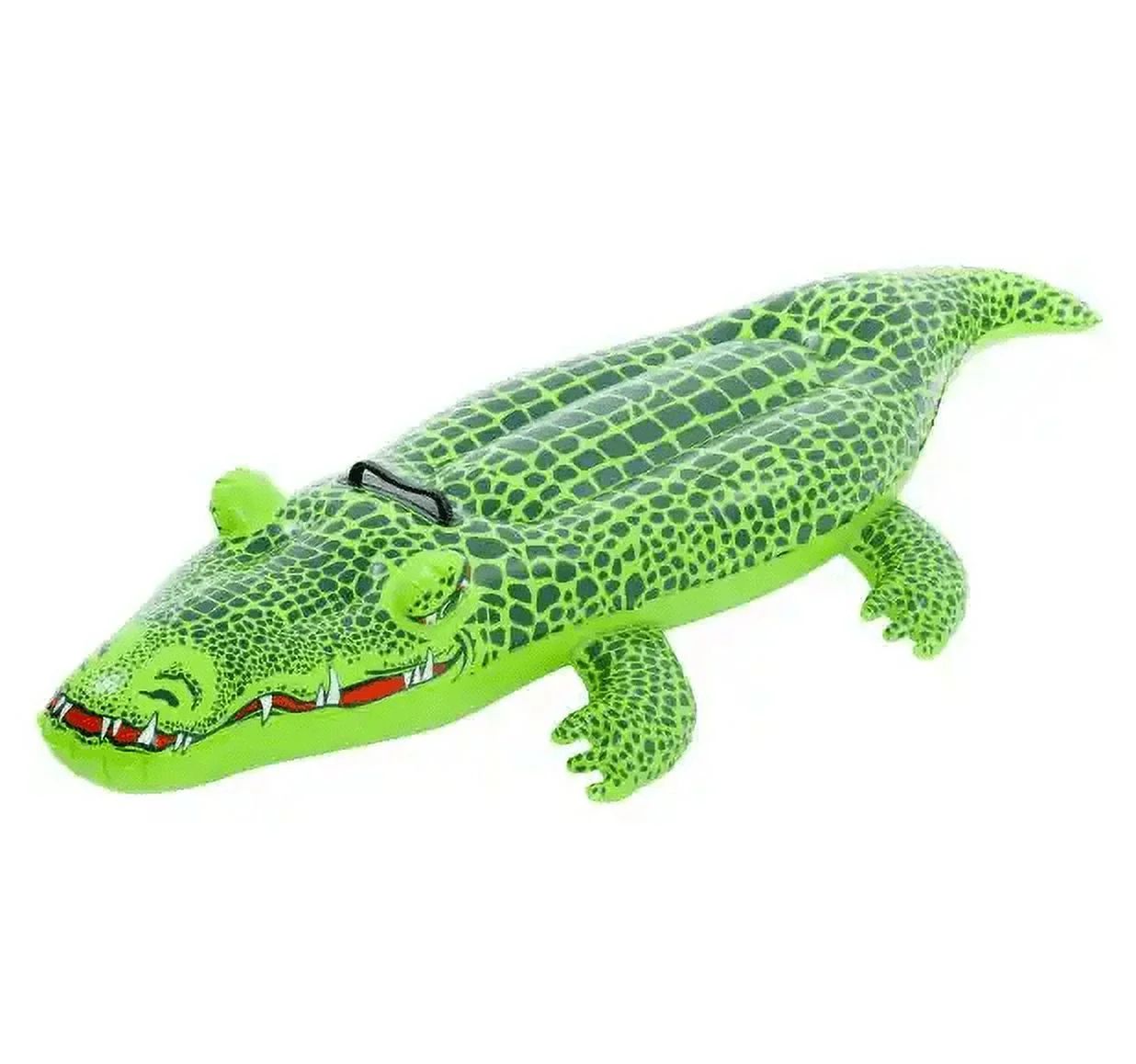JoRocks Ride-On Inflatable Crocodile, 55" x 24", Kids Pool Floating Alligator, Heavy Duty Handles... | Walmart (US)