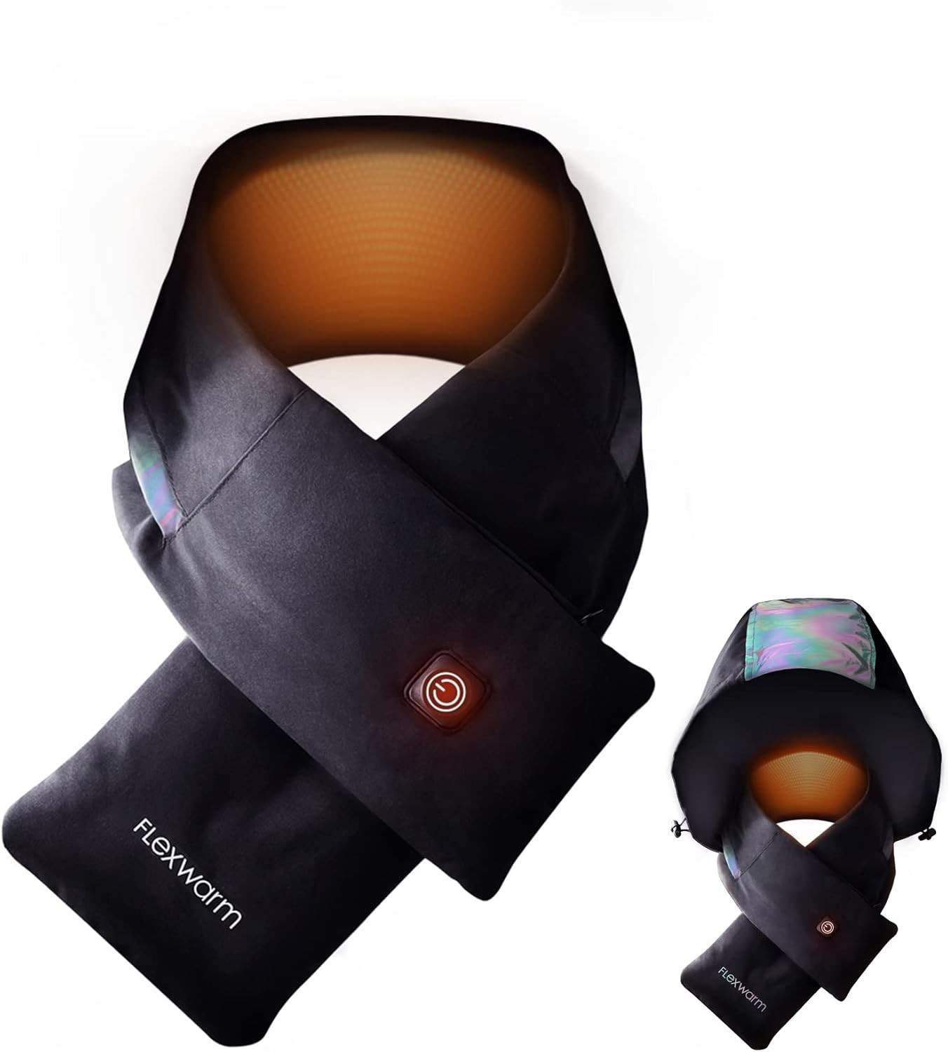 Amazon.com: Heated Scarf, Neck Heating Pad, Rechargable Heated Neck Warmer with Power Bank, Cordless | Amazon (US)