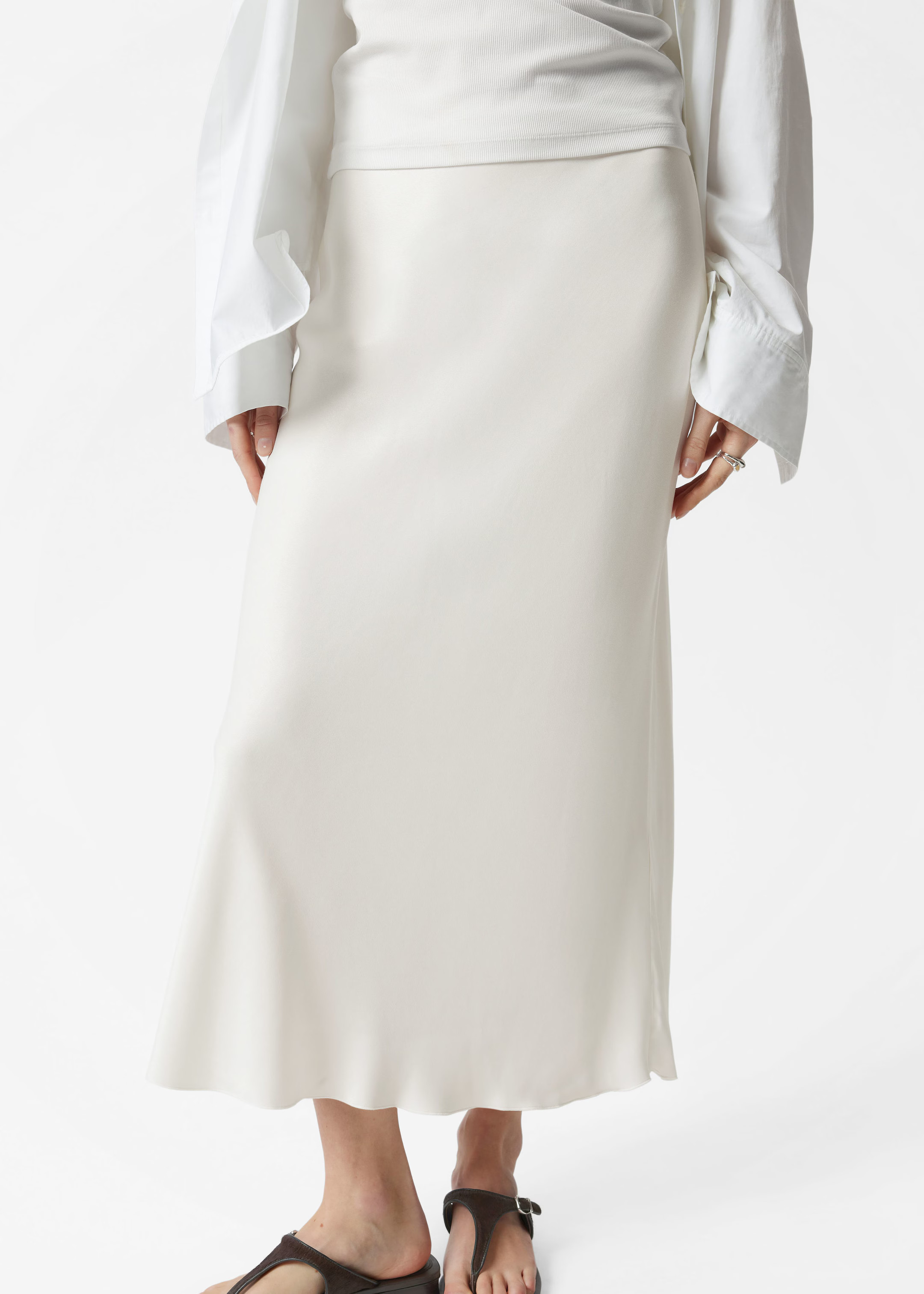 Satin Midi Skirt | & Other Stories EU